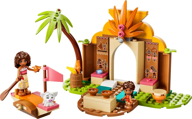Dorpshuis en boot LEGO-set