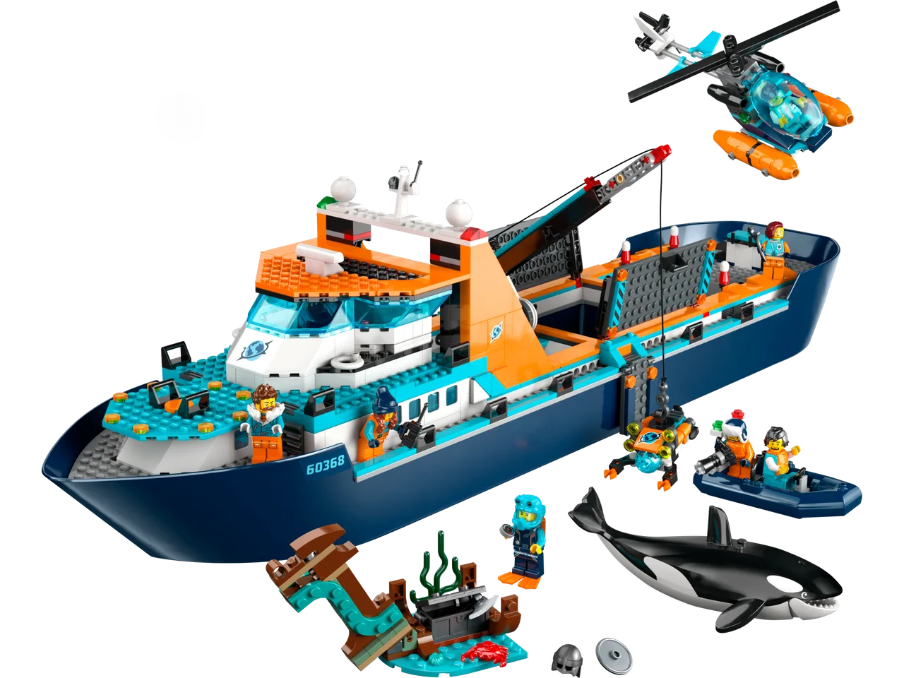 Poolonderzoeksschip LEGO-set