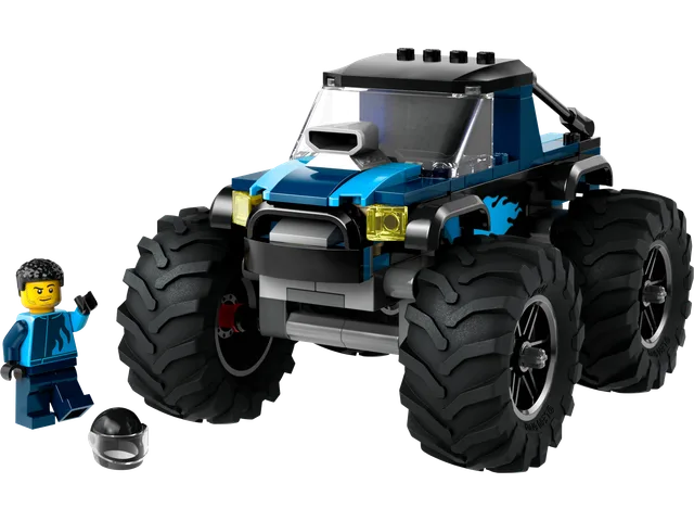 Blauwe monstertruck LEGO-set
