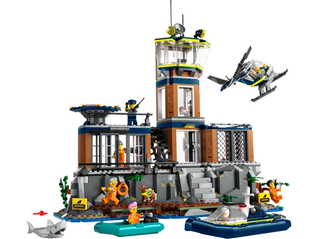 Politiegevangeniseiland LEGO-set