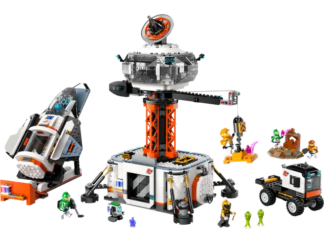 Space Base and Rocket Launchpad LEGO-set