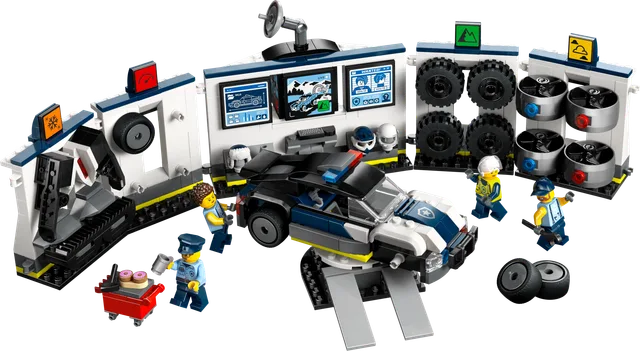 Garage voor politieauto's LEGO-set