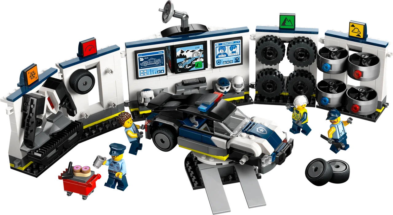 Garage voor politieauto's LEGO-set