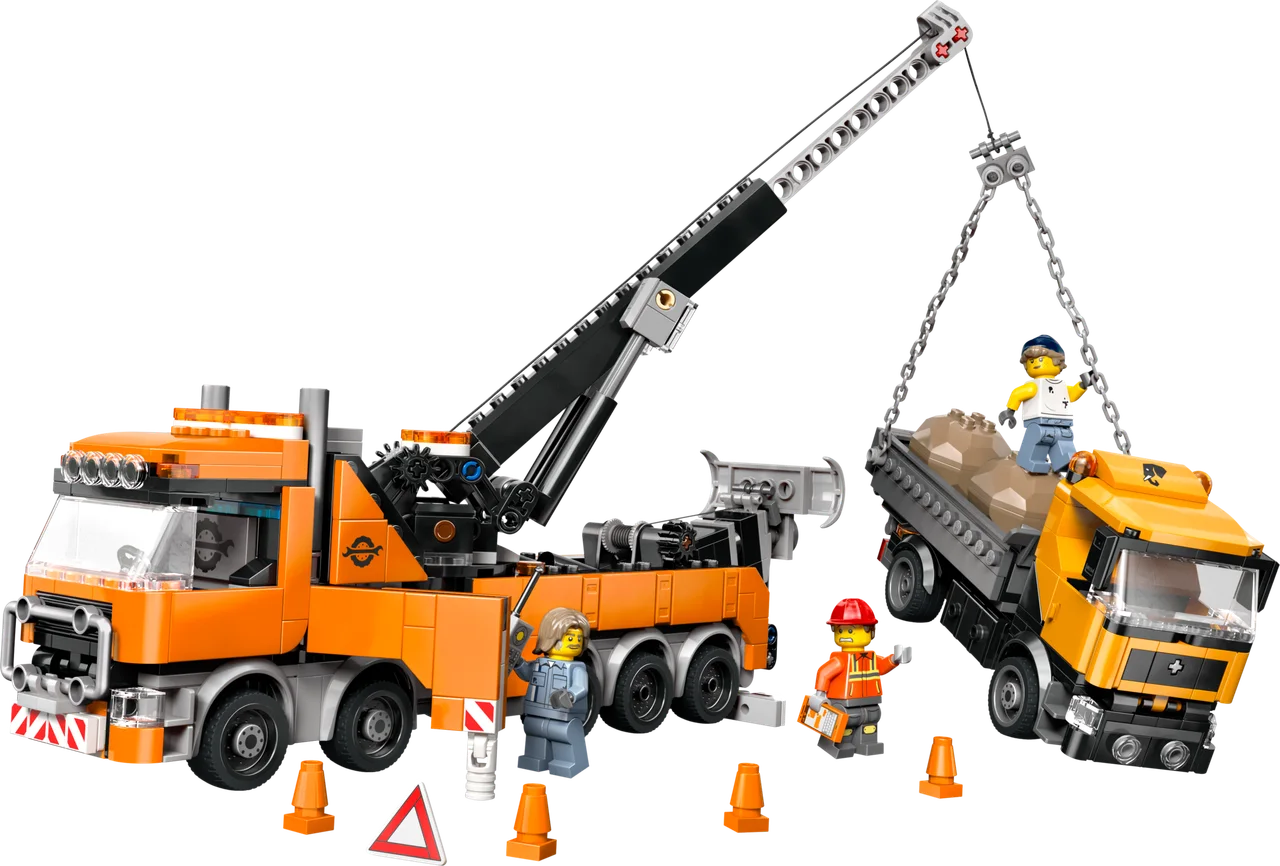 Zware sleepwagen met kraan LEGO-set