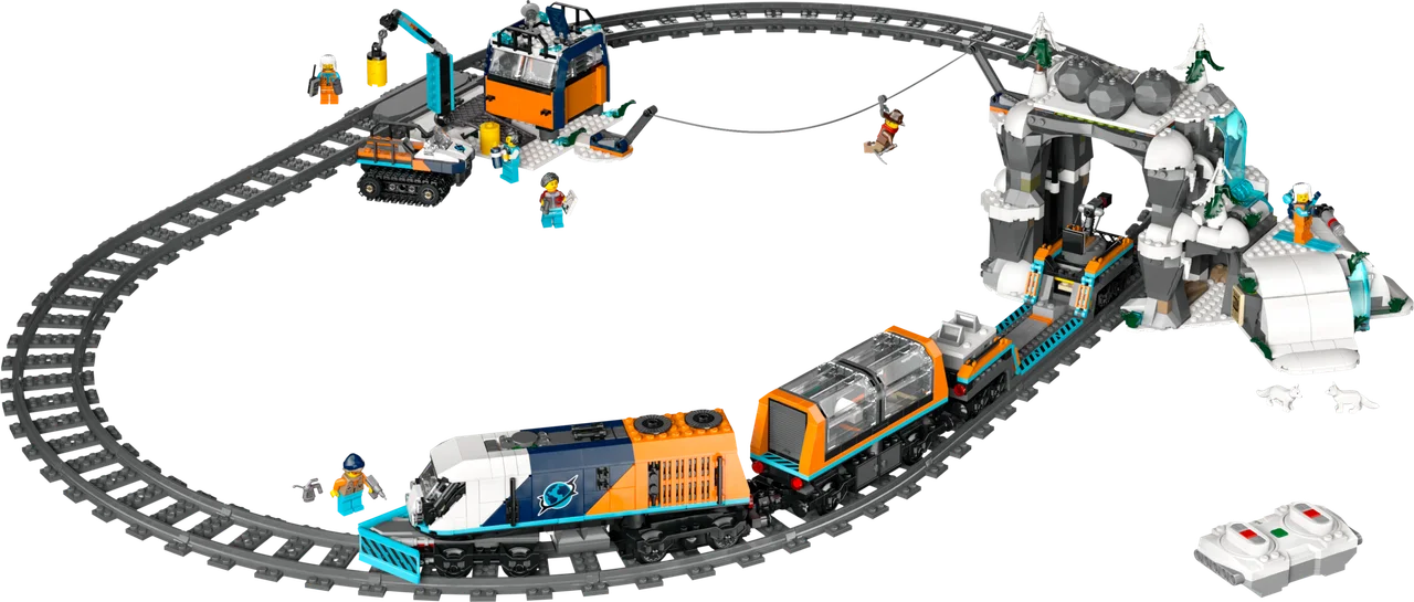 Onderzoekstrein op de Noordpool LEGO-set