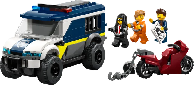 Politie gevangenentransport LEGO-set