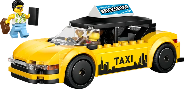 Gele taxi LEGO-set