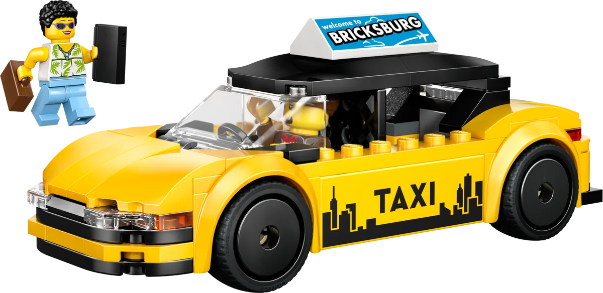 Gele taxi LEGO-set