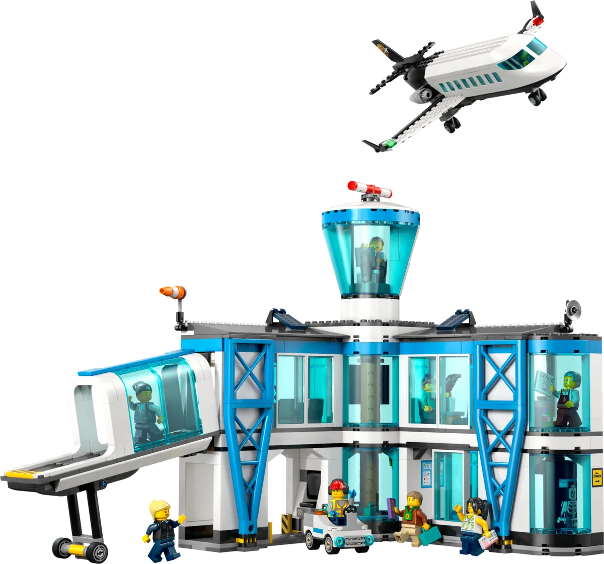 Luchthaven met vliegtuig LEGO-set
