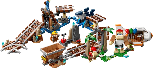 Diddy Kong's Mine Cart Ride Expansion Set LEGO-set