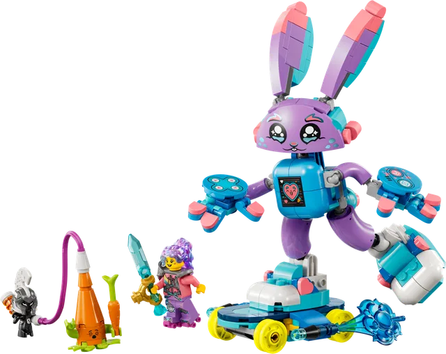 Izzie and Bunchurro the Gaming Bunny LEGO-set
