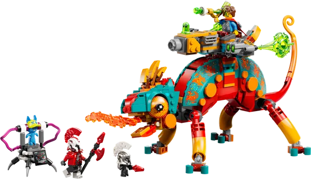 Mateo's vuurkameleon LEGO-set