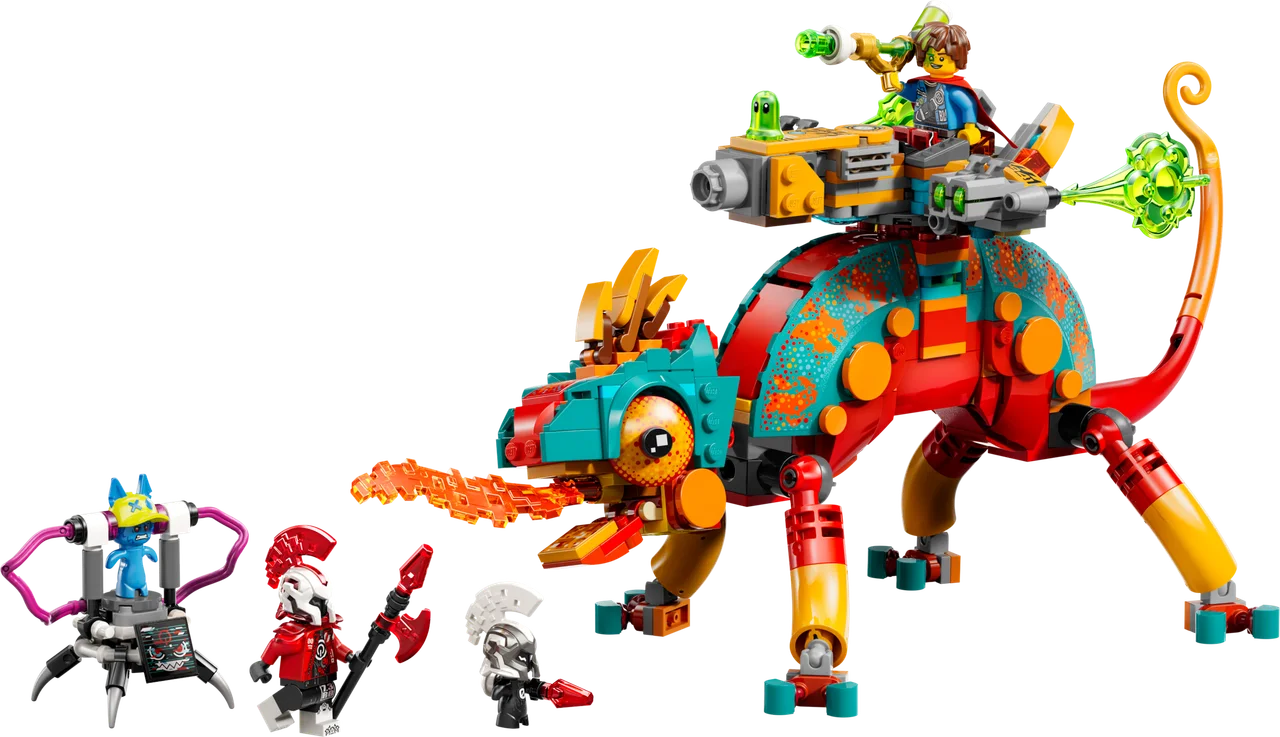 Mateo's vuurkameleon LEGO-set