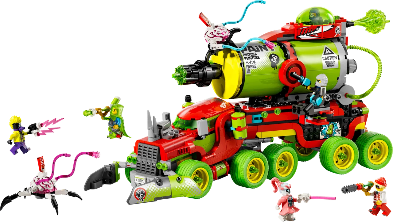 Mateo's spuitbustruck LEGO-set
