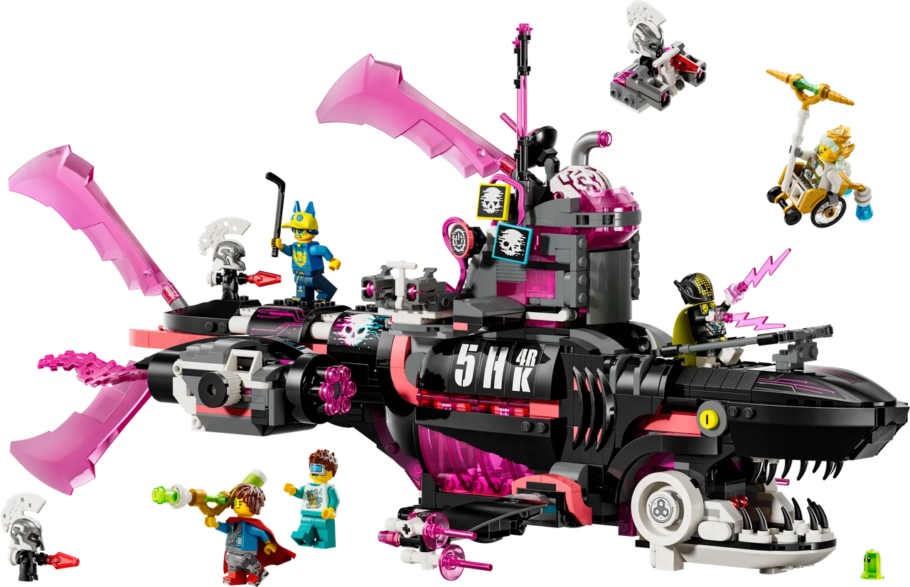 Nachtmerrie haaienonderzeeër LEGO-set