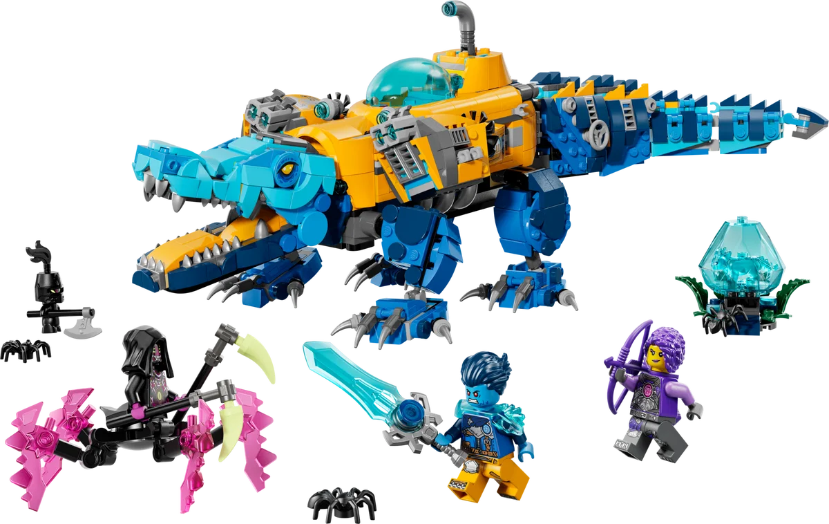Krokodilonderzeeër LEGO-set