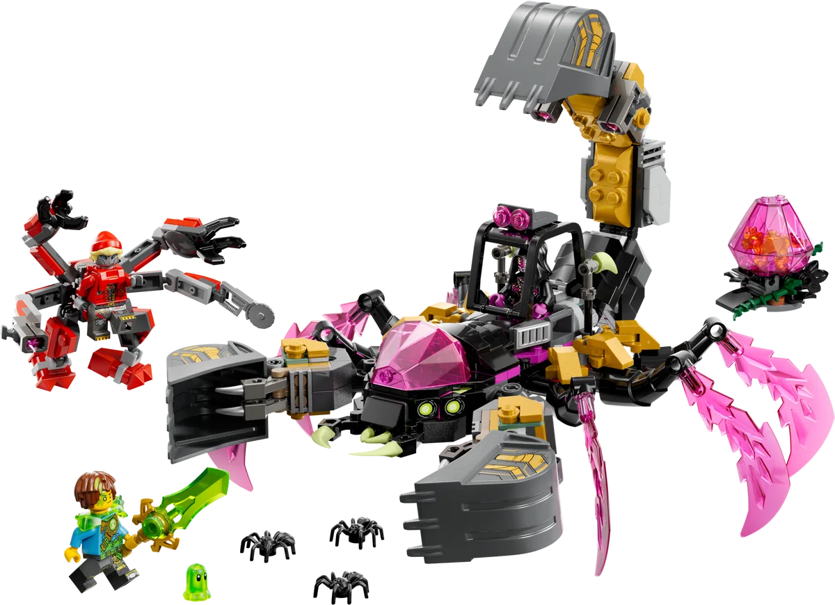 Nachtmerrie schorpioengraver LEGO-set