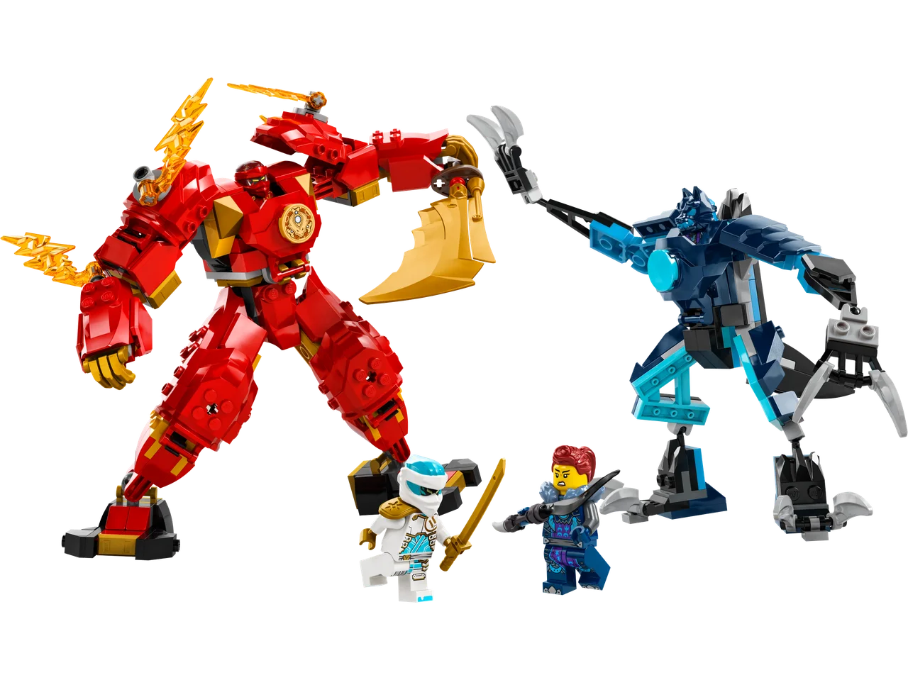 Kai's elementaire vuurmecha LEGO-set