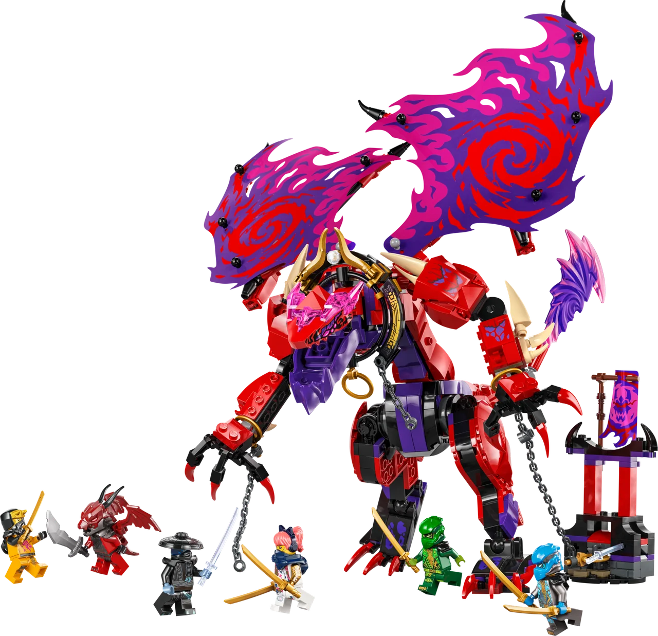 Bliksemtand Draak van Chaos LEGO-set