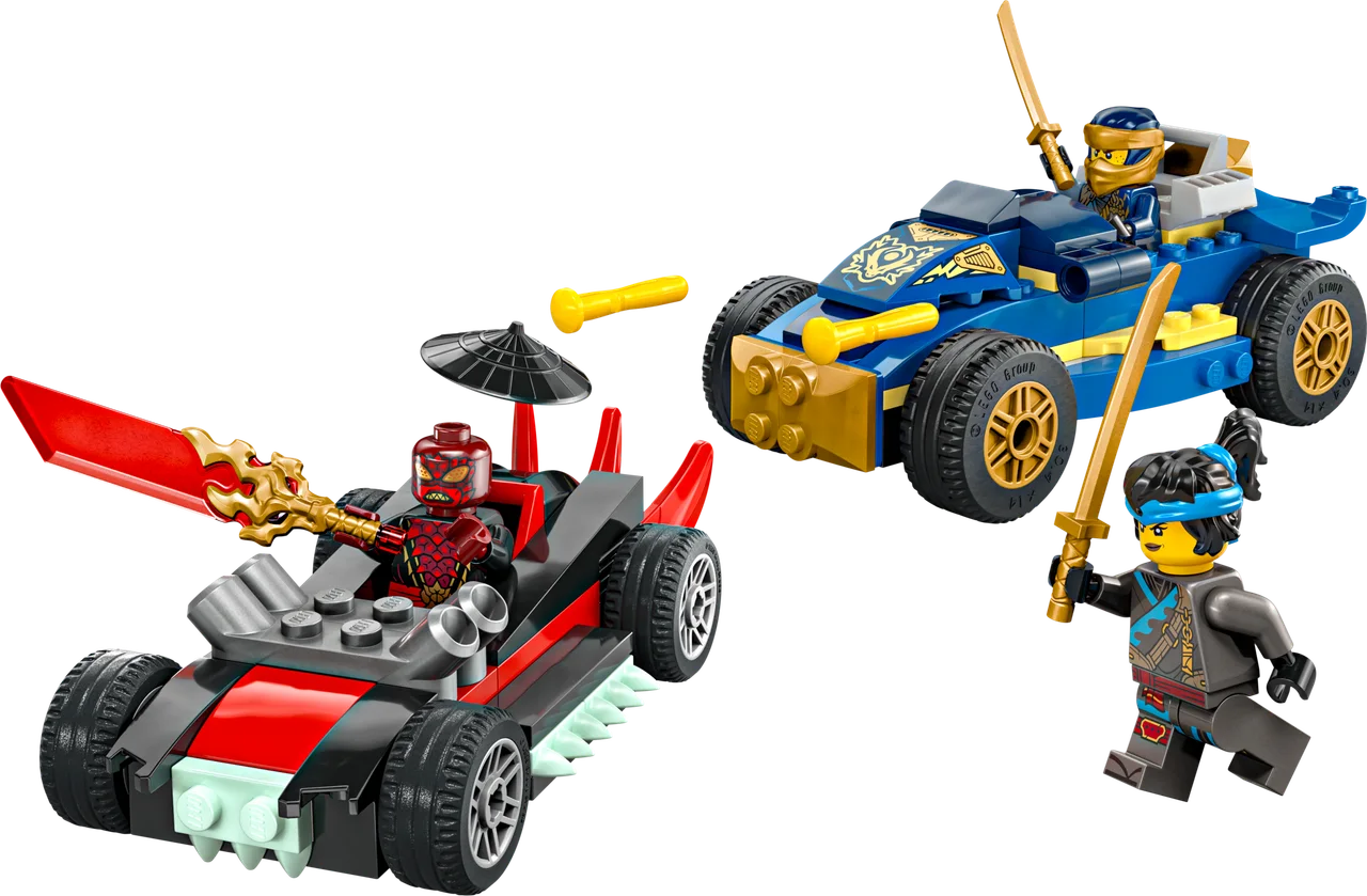 Rogue vs. Drix racewagenduel LEGO-set