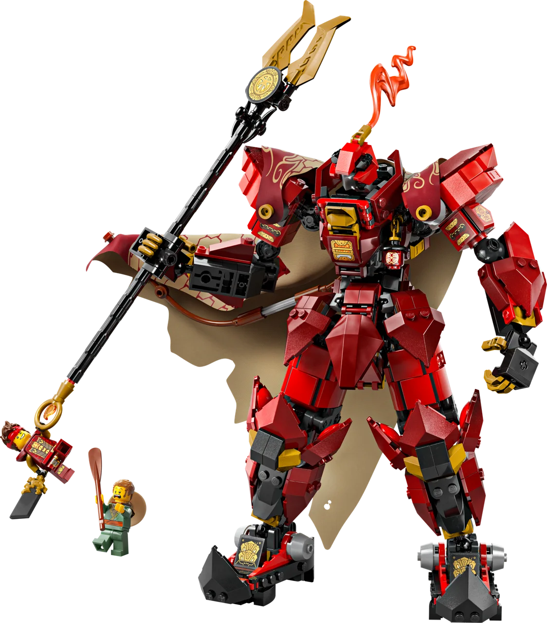 De vuurriddermecha LEGO-set
