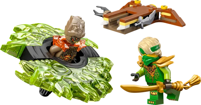 Lloyd vs. aardemonster in spinner LEGO-set