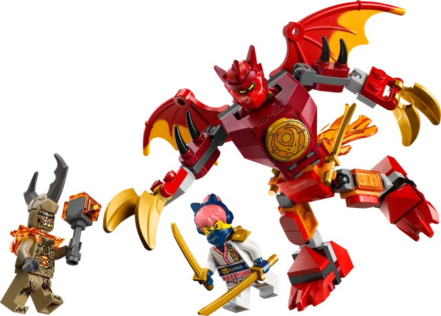 Kai's drakenmecha strijdpakket LEGO-set
