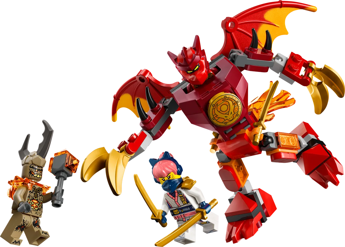 Kai's drakenmecha strijdpakket LEGO-set