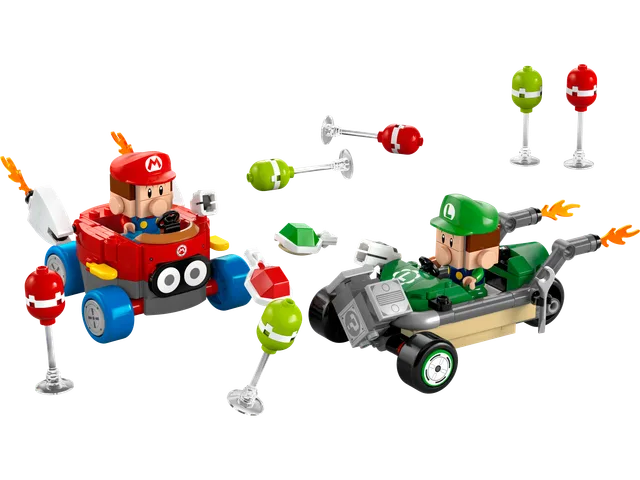 Mario Kart – Baby Mario vs. Baby Luigi LEGO-set