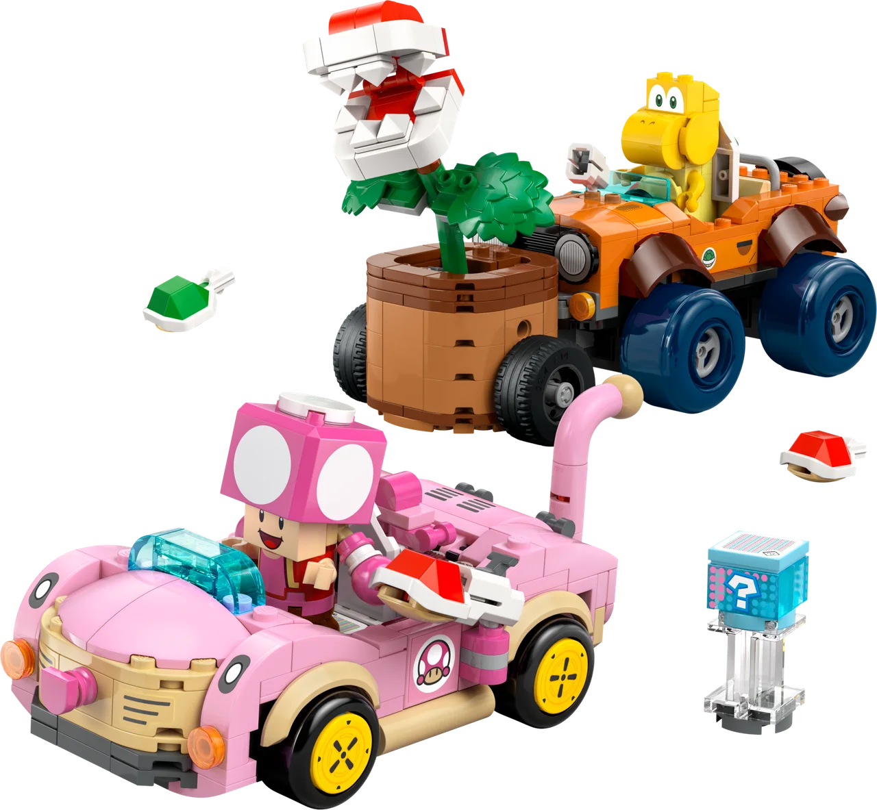 Mario Kart - Achtervolging met de Piranha Plant LEGO-set