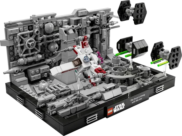 Death Star Trench Run Diorama LEGO-set