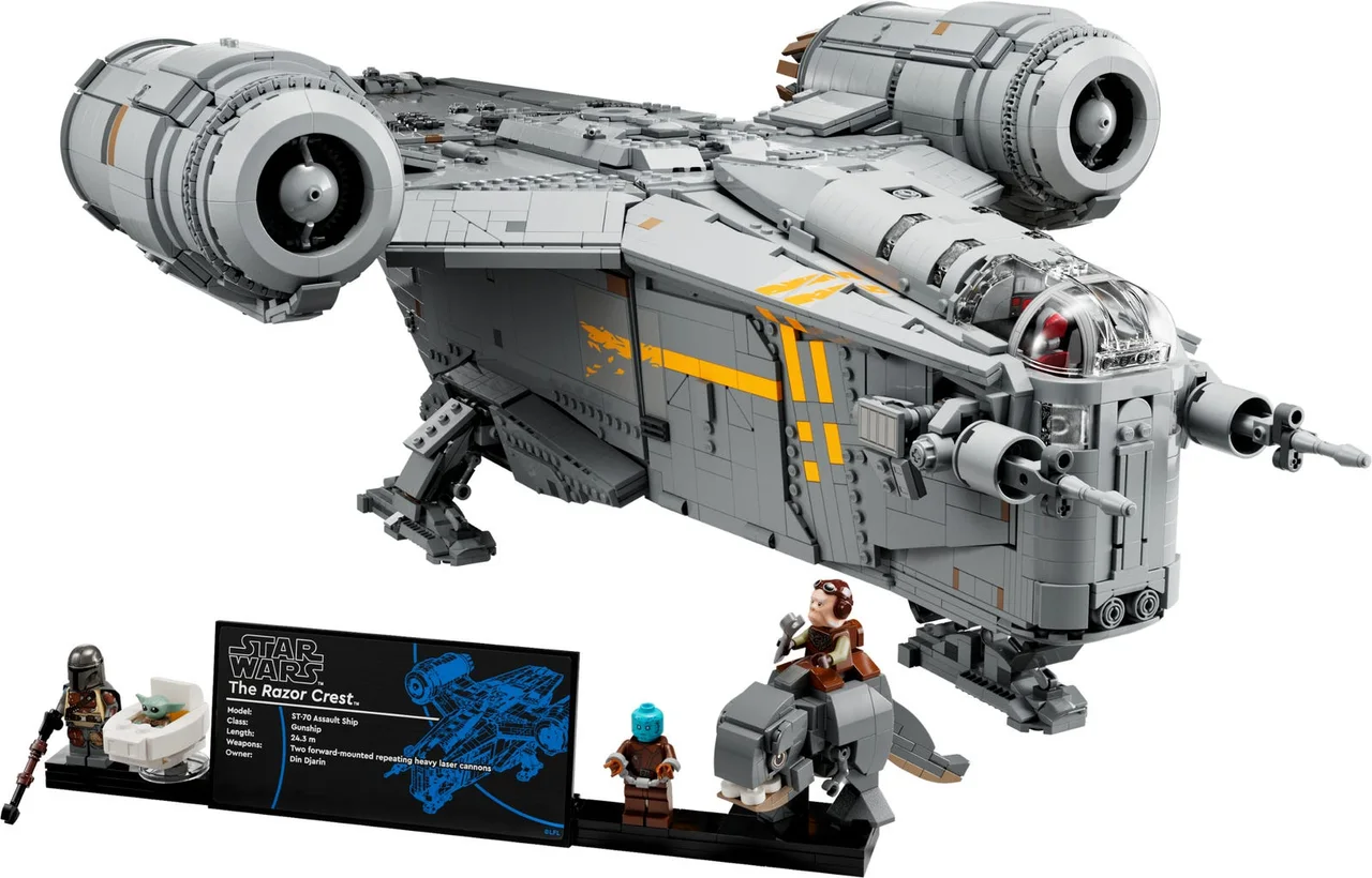De Razor Crest LEGO-set