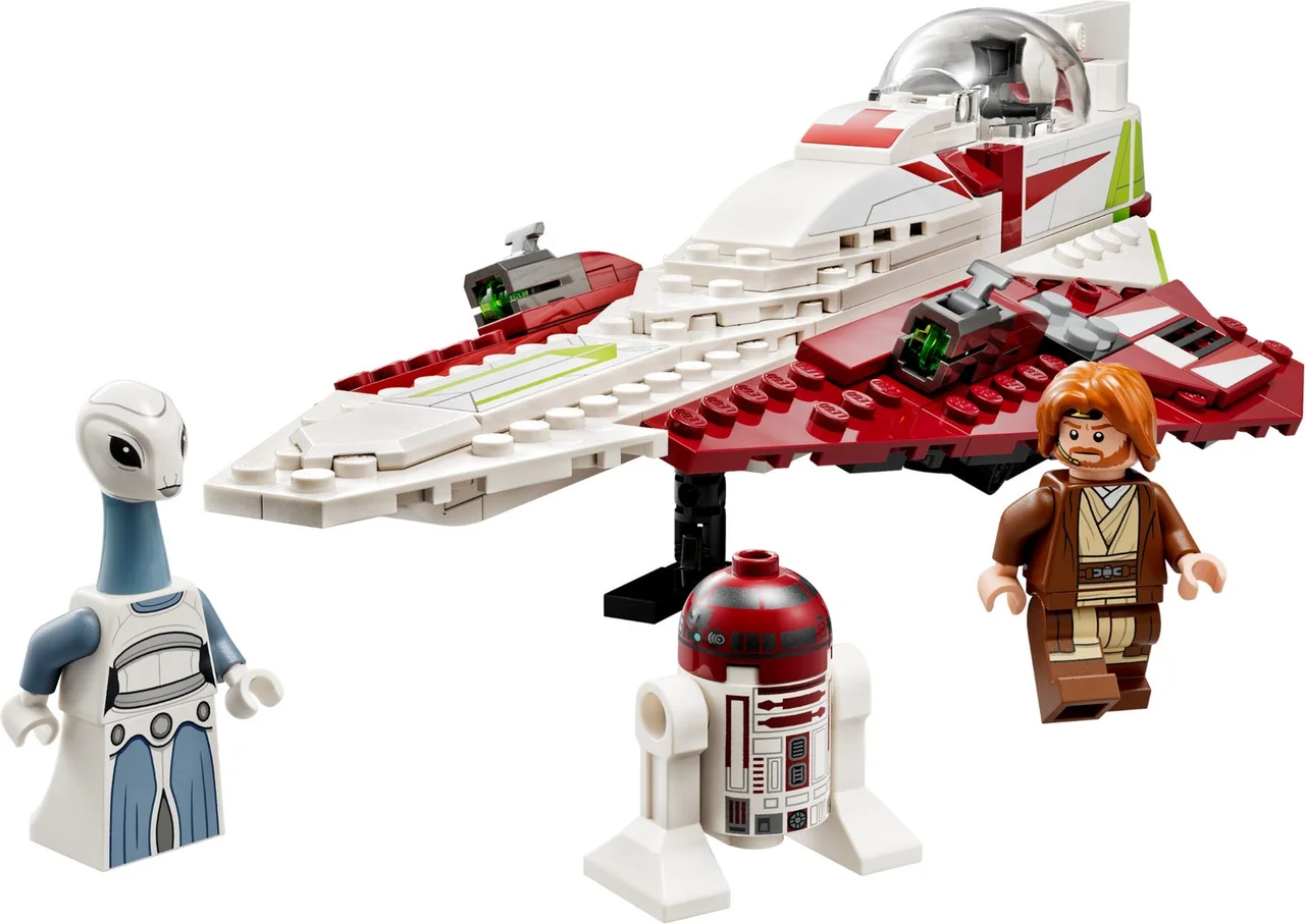 De Jedi Starfighter van Obi-Wan Kenobi LEGO-set
