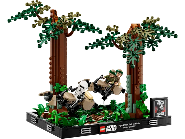 Endor Speeder Chase Diorama LEGO-set
