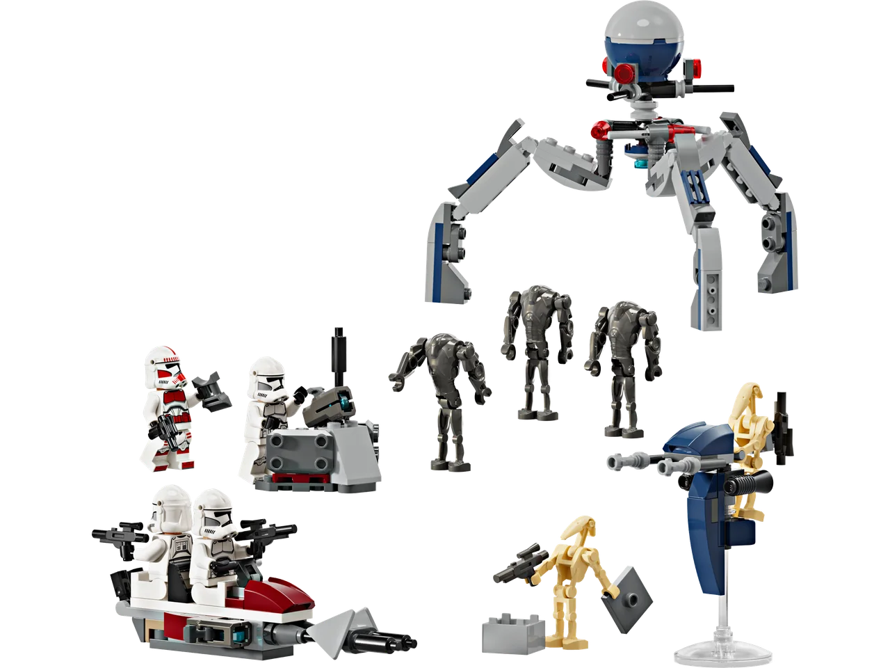 Clone Trooper & Battle Droid Battle Pack LEGO-set