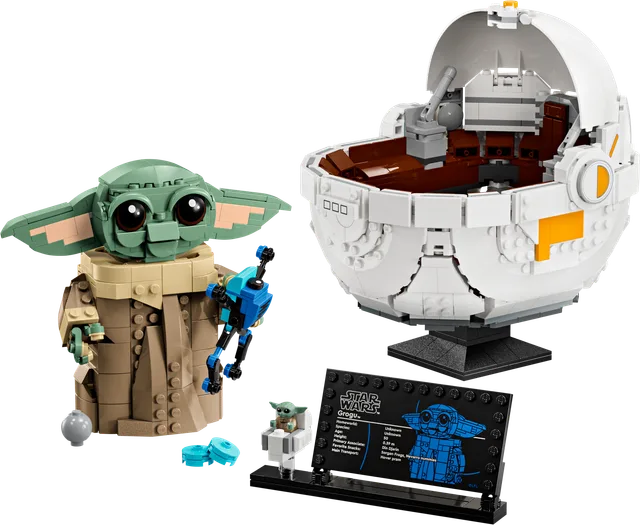 Grogu met zweefkinderwagen LEGO-set