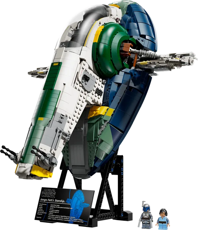 Jango Fetts Firespray-class ruimteschip LEGO-set