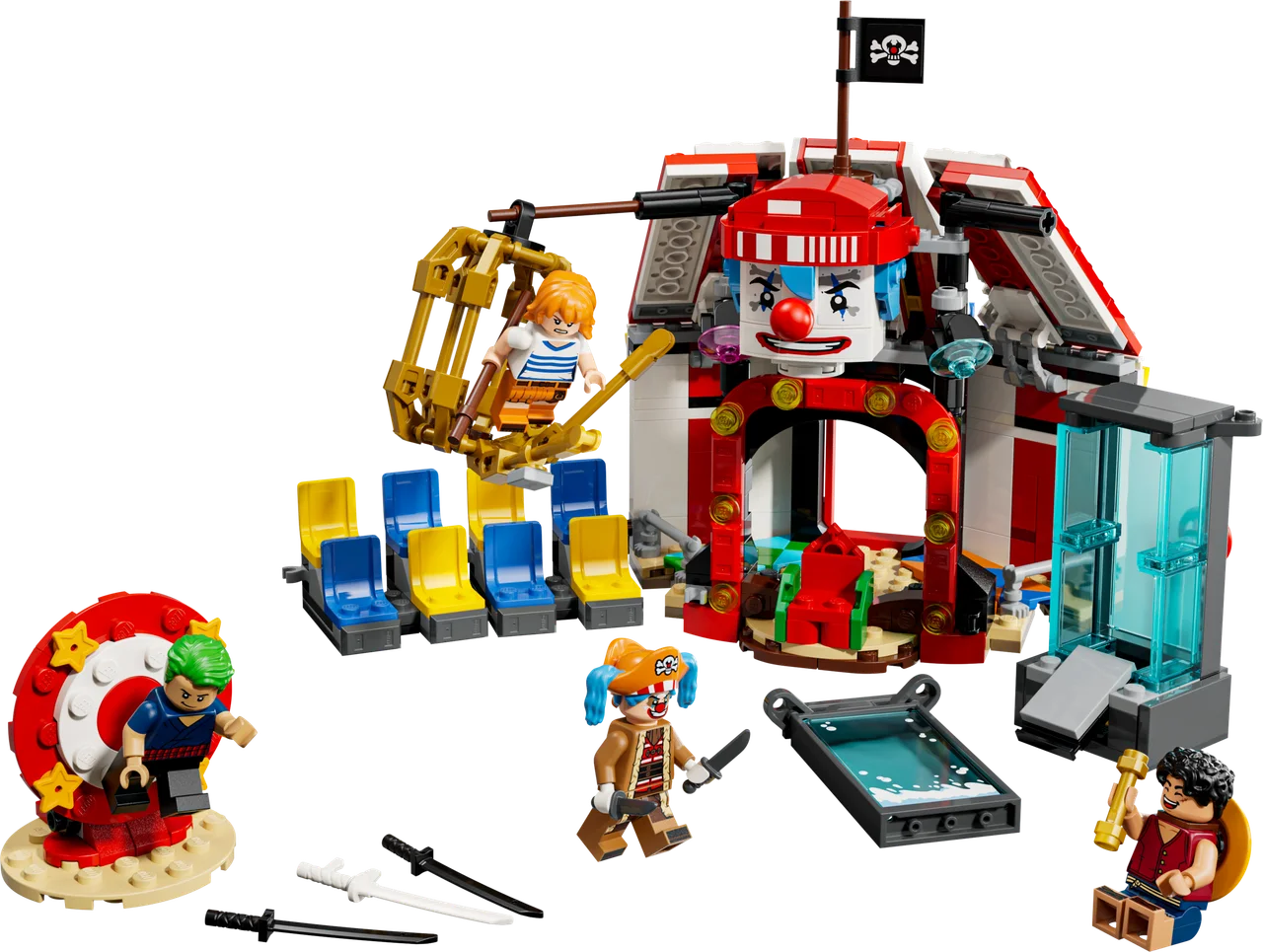 Circustent van Buggy de Clown LEGO-set