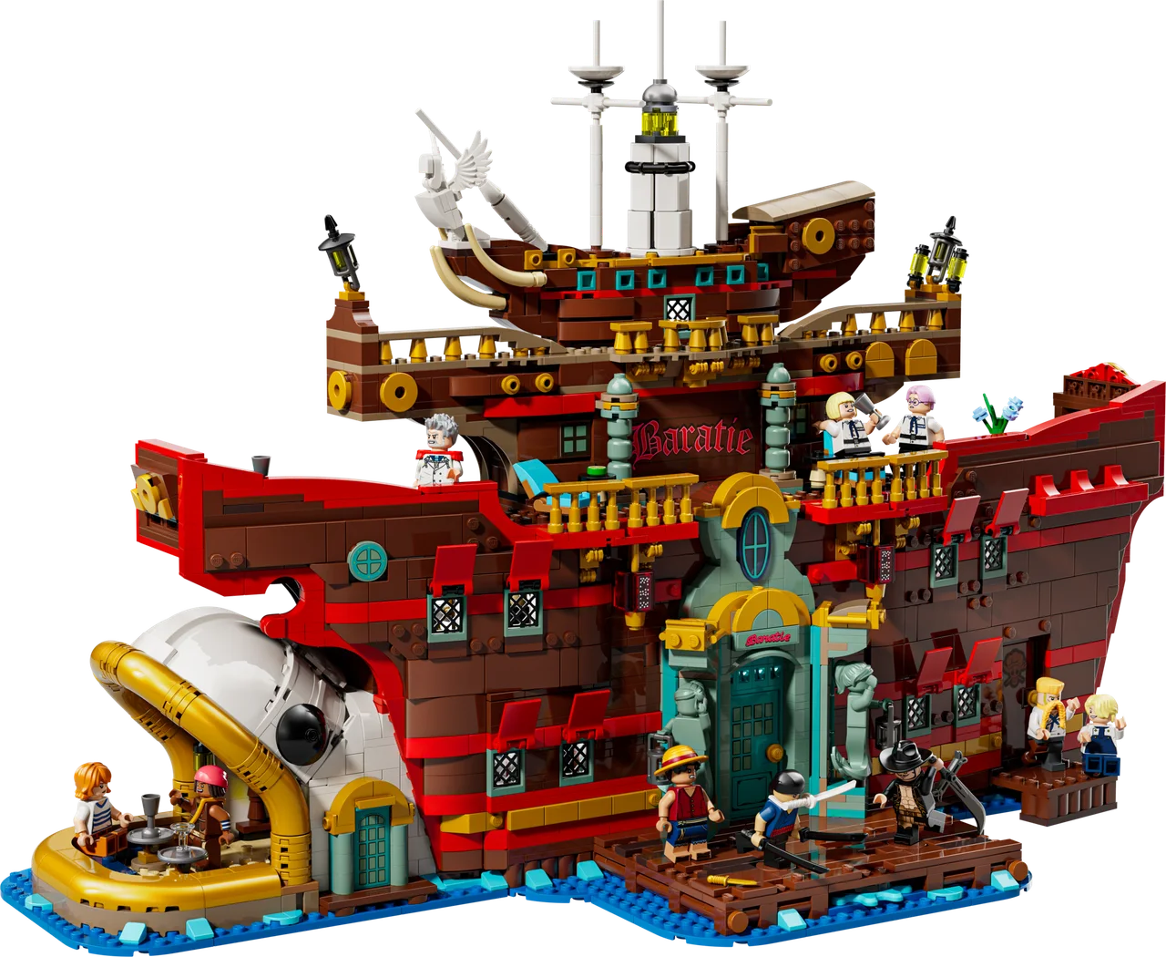 Het drijvende restaurant Baratie LEGO-set