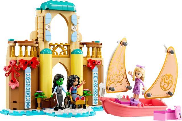 Glinda, Elphaba & Nessarose at Shiz Uni LEGO-set