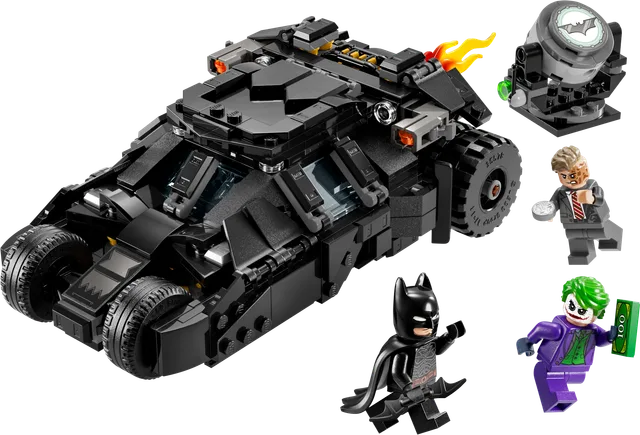 Batman Tumbler vs. Two-Face en The Joker LEGO-set