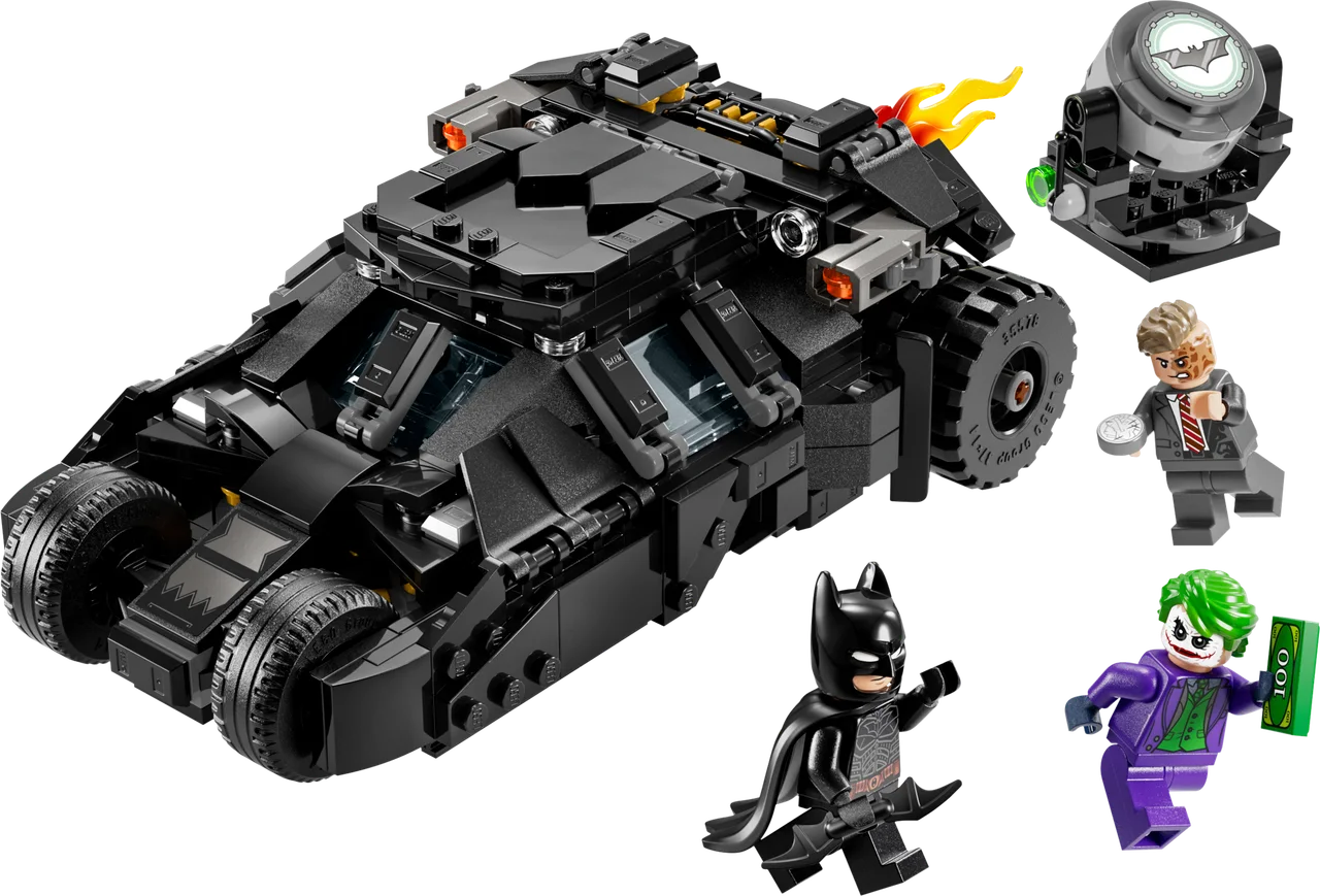 Batman Tumbler vs. Two-Face en The Joker LEGO-set