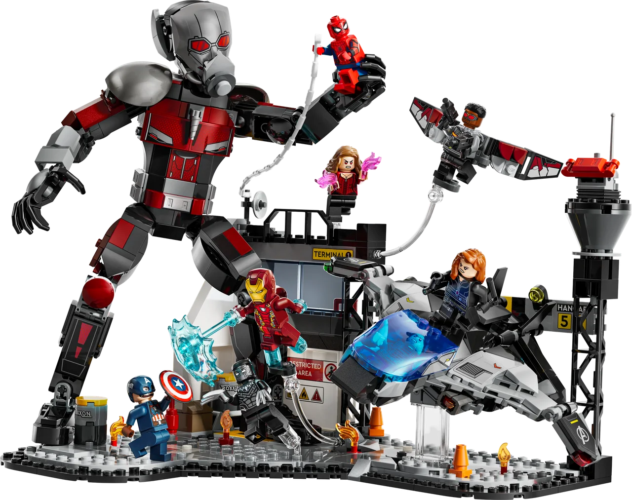Captain America: Civil War actiescène LEGO-set