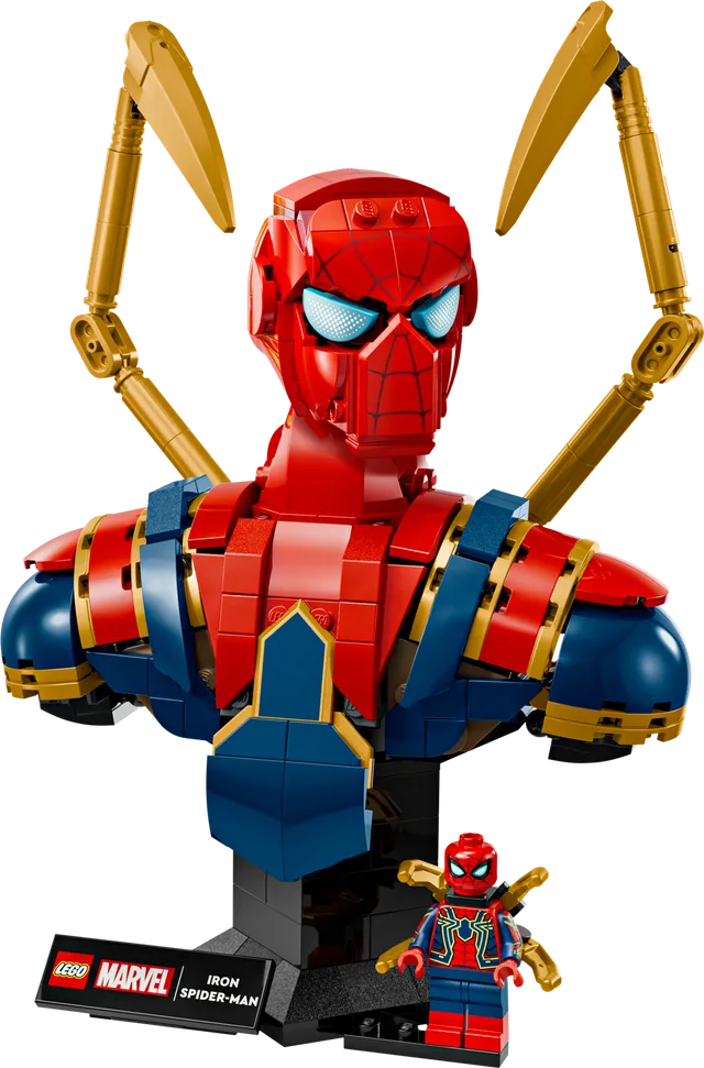 Iron Spider-Man buste LEGO-set