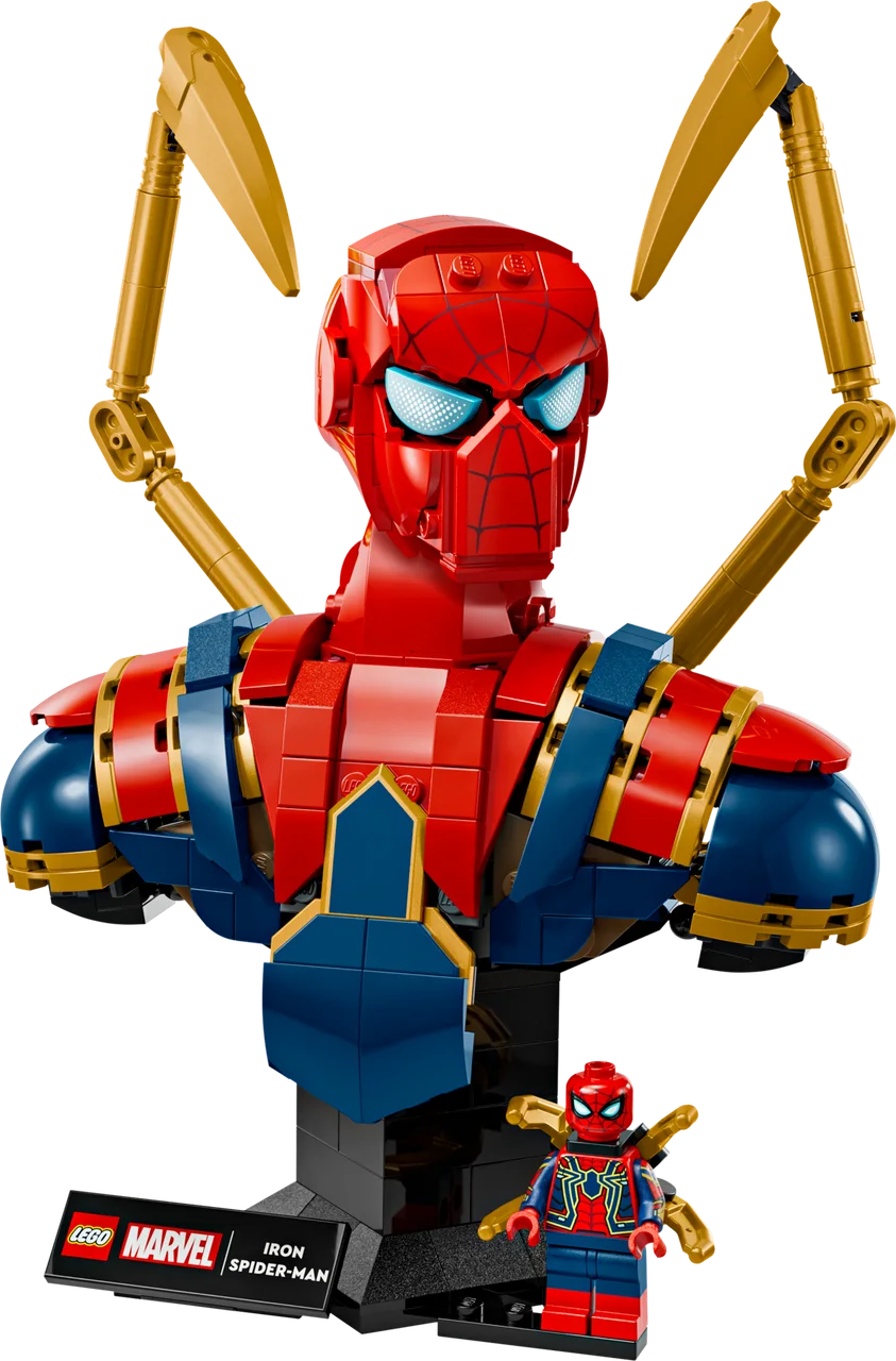 Iron Spider-Man buste LEGO-set