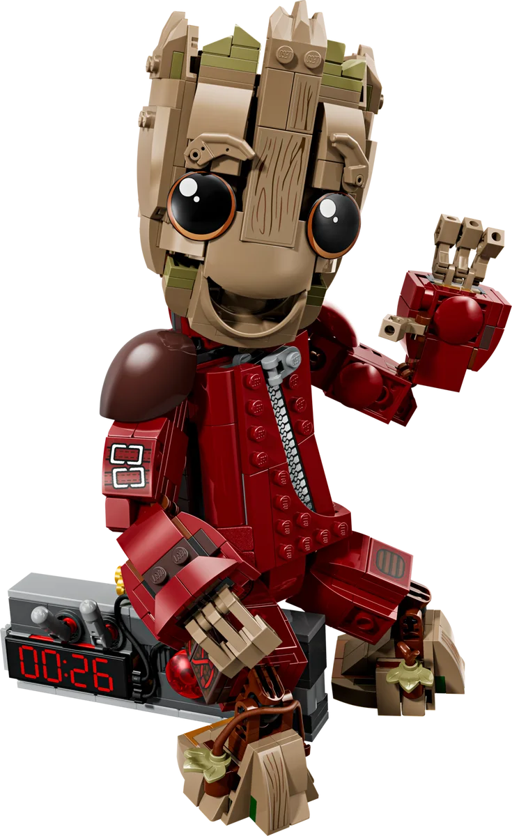 Groot in Ravager jumpsuit LEGO-set