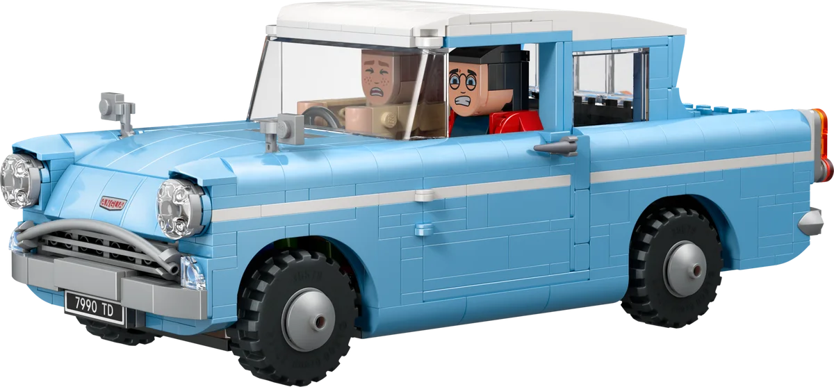 Betoverde vliegende Ford Anglia LEGO-set