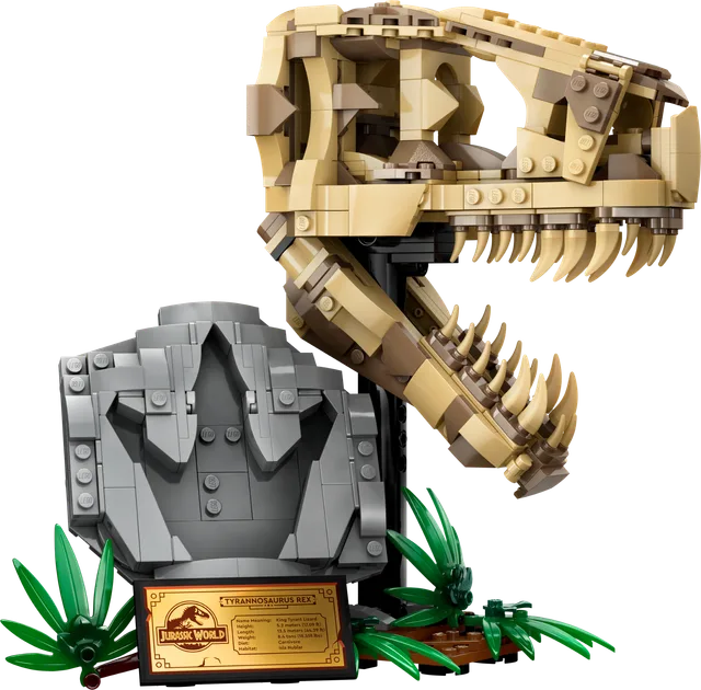 Dinosaurusfossielen: T. rex schedel LEGO-set
