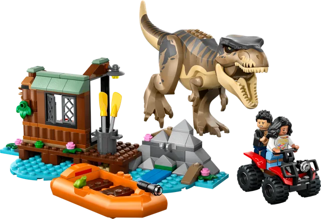 T. rex rivierontsnapping LEGO-set