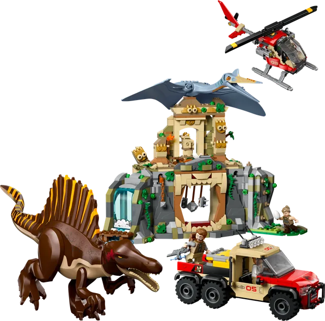 Spinosaurus en Quetzalcoatlus luchtmissie LEGO-set